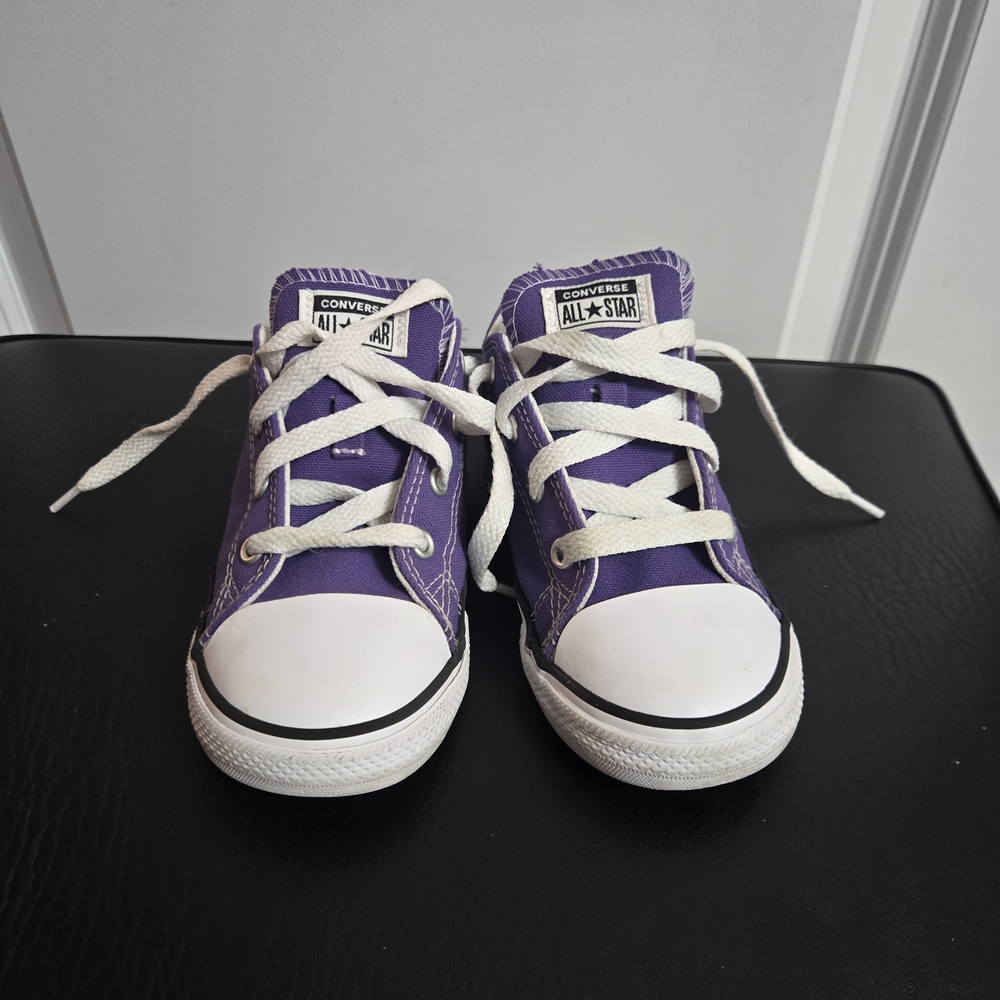 Converse Kids Purple Sneakers